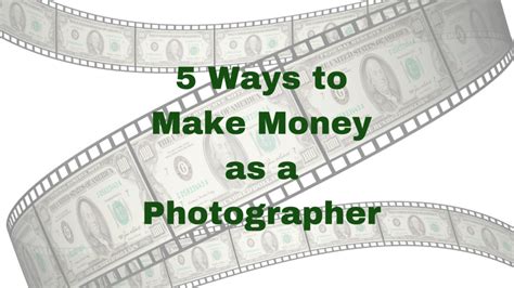 5 Ways To Make Money As A Photographer Meets The Eye Studios