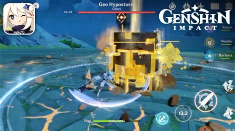 GENSHIN IMPACT How To Beat GEO HYPOSTASIS Boss Guide YouTube