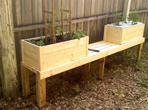 Modified To Fit An Earthbox And Mounted To A Bench Earthbox Gardening
