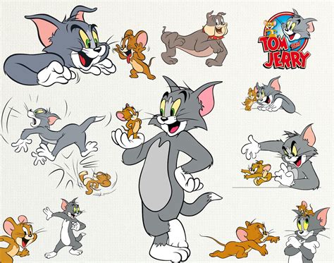 Tom And Jerry Clipart Tom And Jerry Images Tom And Jerry Etsy