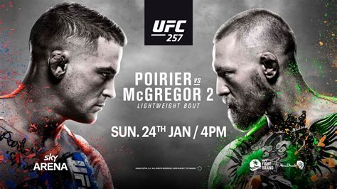 The rematch is official for #ufc257. UFC 257 Poirier Vs McGregor 2 - Howick Club
