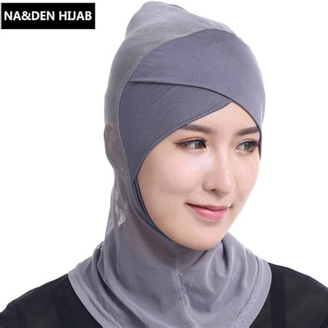 20pc Soft Muslim Full Cover Inner Womens Hijabs Bonnet Cap Islamic Underscarf Neck Head Bonnet