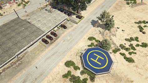 Sandy Shores Sheriff Parking Mapping Exterior Ymap Gta5