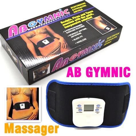 Dhl Freeshipping 100set Lot Vibrating Slimming Belt Massager Ab Gymnic Electronic Health Body