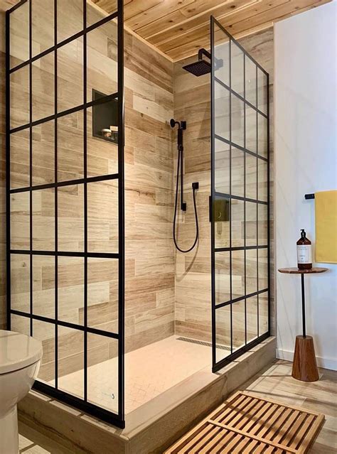 Tips On Designing A Walk In Shower With Bench In 2020 Rustic Cabin