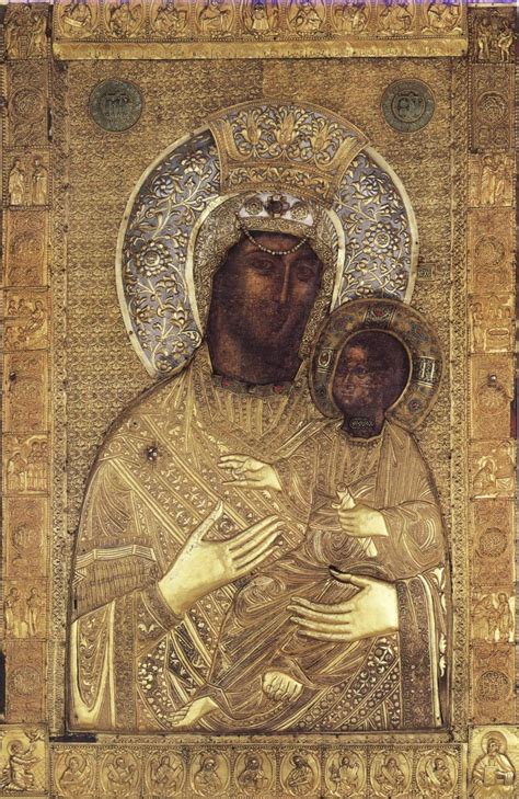 Agion Oros Mount Athos 0052 The Miraculous Icon Of Panagia Vimatarissa Or Ktitorissa Holy