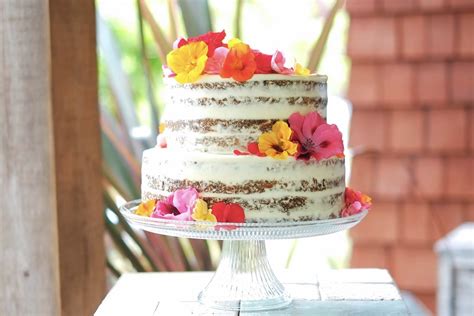 Featured in 4 reasons to bake with someone you love. {Naked} Carrot Wedding Cake