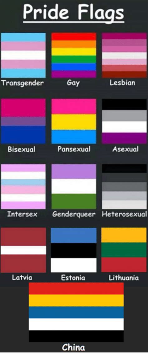 21 lgbtq pride flags and what they stand for. Pride Flags Transgender Gay Lesbian Pansexual Asexual ...