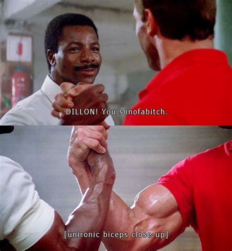 Carl Weathers Arnold Schwarzenegger Handshake