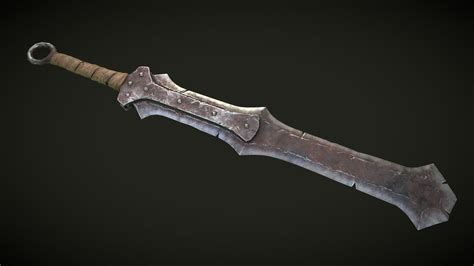 Hhaha cool warring states swrod. orc long Sword - Buy Royalty Free 3D model by LowSeb ...