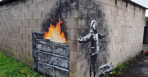 He keeps his identity a secret. Banksy work to become part of street art museum in Port ...