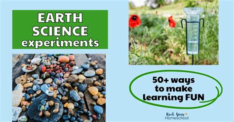 Earth Science Experiments 50 Ideas Rock Your Homeschool