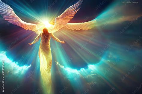 Angel In Heaven Stock Illustration Adobe Stock