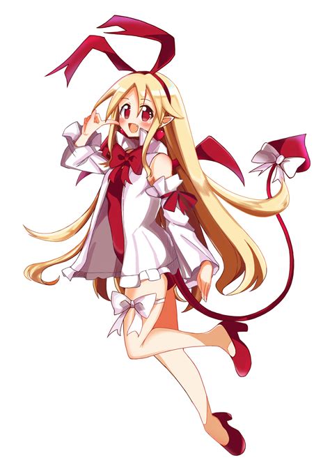 Flonne Flonne Fallen Angel Disgaea Highres 1girl Blonde Hair Demon Girl Demon Tail