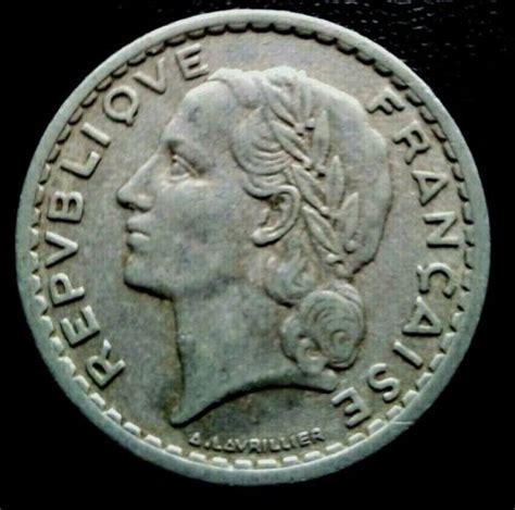 Coin 5 Francs 1947 Aluminum Repvbliqve France Ebay