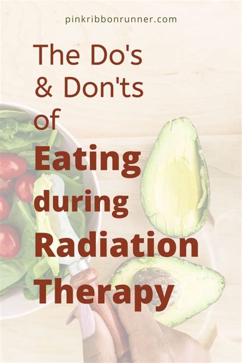 Dos And Donts Of Eating During Cancer Radiation Therapy