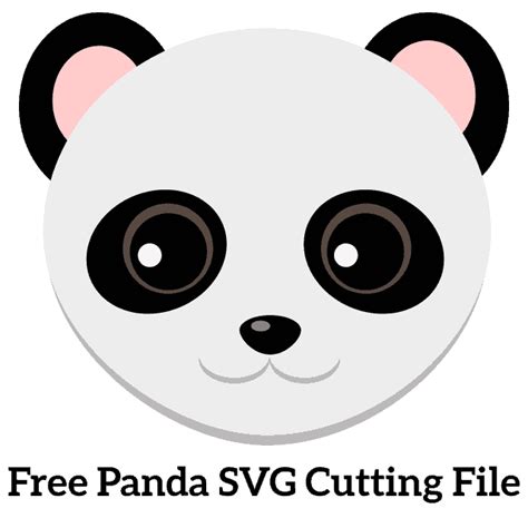 Free Panda Svg Cutting File For Electronic Cutterslove Paper Crafts