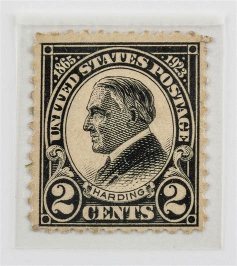 Rare 1923 Us 2 Cents Harding Stamp Scott 613