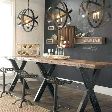 Best Dining Room Decor Ideas Images On Rustic Industrial Wall Dining