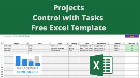 Control De Proyectos Con Tareas Plantilla Excel Gratis Procesos