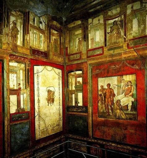 Awesome Architectural Style Roman Wall Painting Ideas