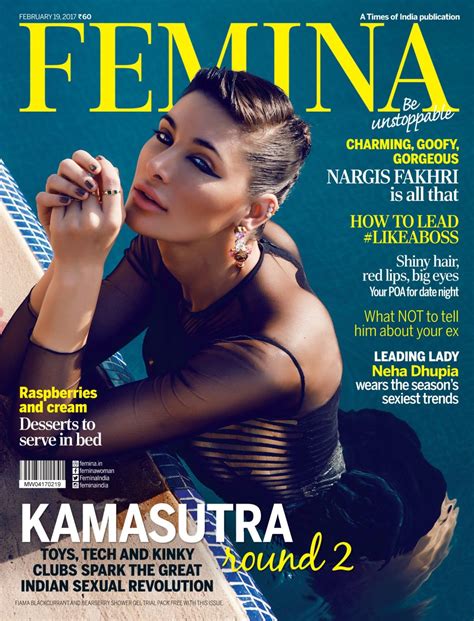 Nargis Fakhri On The Cover Of Femina India Magazine February 2017 News