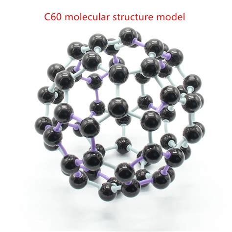 Fullerene C C60 Molecular Structure Modelstructurestructural Model