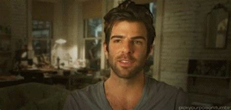 This Smile Just Drives Her Crazy Zachary Quinto Hollywood Music Zachary