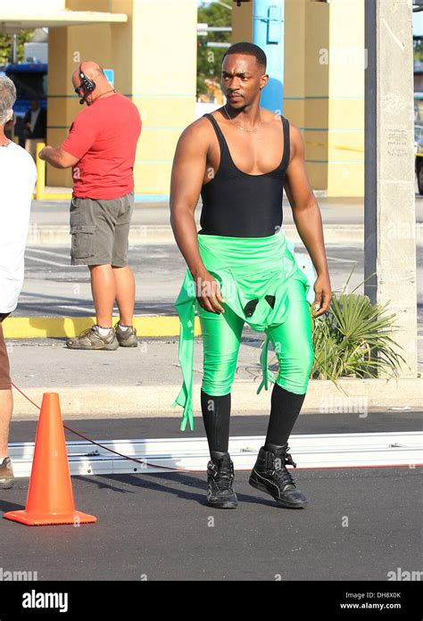 Anthony Mackie On Set Of Pain And Gain A New Movie About A Pair Of