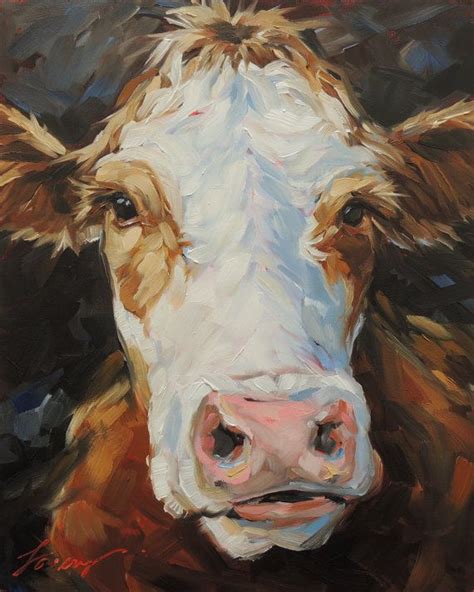 Cow Paintings On Canvas Farm Paintings Impressionist Paintings