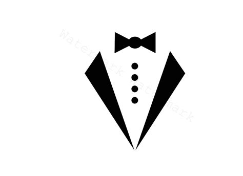 Tuxedo Svg And Studio 3 Cut File For Cricut Silhouette Files Etsy