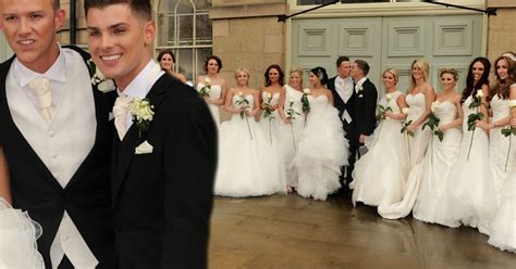 Hollyoaks Kieron Richardson Marries In Lavish Wedding With 12 Brides Jennifer Metcalfe And