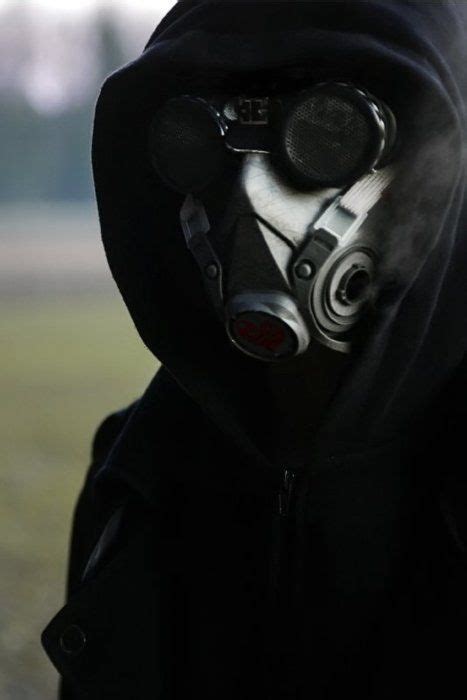 Cyberpunk Gasmask Es Gas Mask His Constant Wear To Keep His