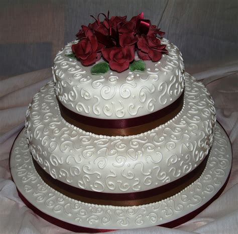 Check spelling or type a new query. 2 Tier Round Wedding With Roses - CakeCentral.com