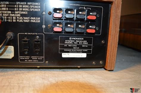Pioneer Sx 580 Amfm Stereo Receiver Photo 2888516 Uk Audio Mart