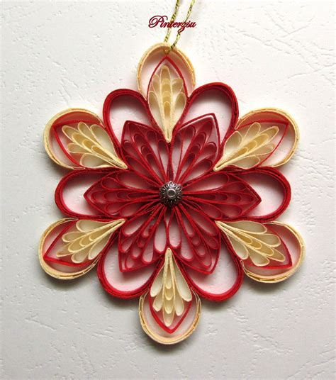 Quilled Snowflake By Pinterzsu On Deviantart Quilling Designs Paper