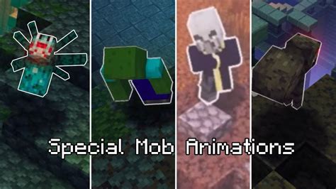 Special Mob Animations Minecraft Dungeons Youtube