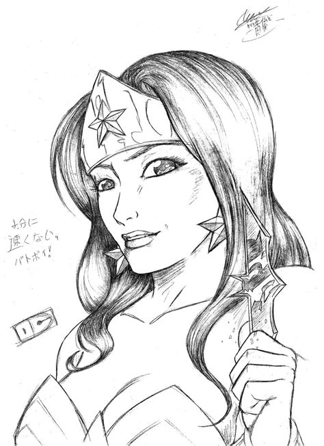 Wonder Woman Fan Art By Huang Jun On Deviantart