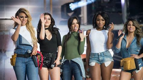 The FabFive For Work From Home At Jimmy Kimmel Fifth Harmony Fifth Harmony Lauren Fith