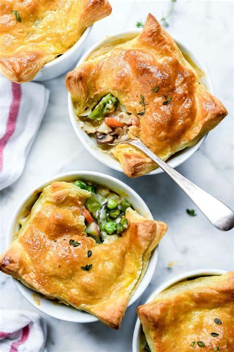 Easy Chicken Pot Pie With Puff Pastry Crust