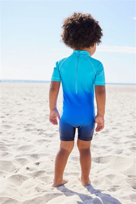 Buy Blue Ombre Sunsafe All In One Swimsuit 3mths 7yrs From The Next