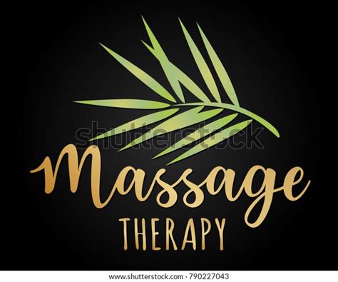 vector illustration on theme massage therapy stock vector royalty free 790227043 shutterstock