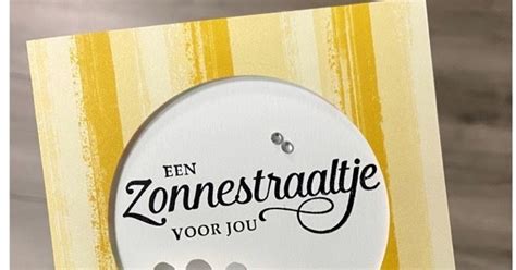 Dutch Stampin Een Zonnestraaltje Voor Jou