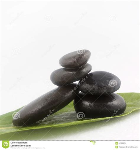 Balanced Black Zen Stones Stock Image Image Of Backdrop 67509323