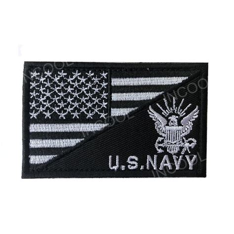 30 Pcs Us Flag W Navy Embroidery Patch Usa American Morale Patch