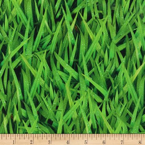 Kaufman Imaginings Grass Printing On Fabric Fabric Rug Shades Of Green