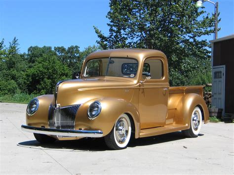 Hd 1940 Ford Pickup Truck Retro Hot Rod Rods Lowrider Lowriders