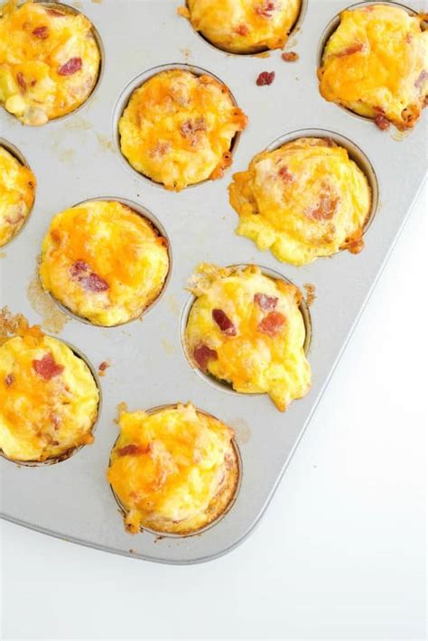 Bacon And Cheese Egg Bites The Bakermama