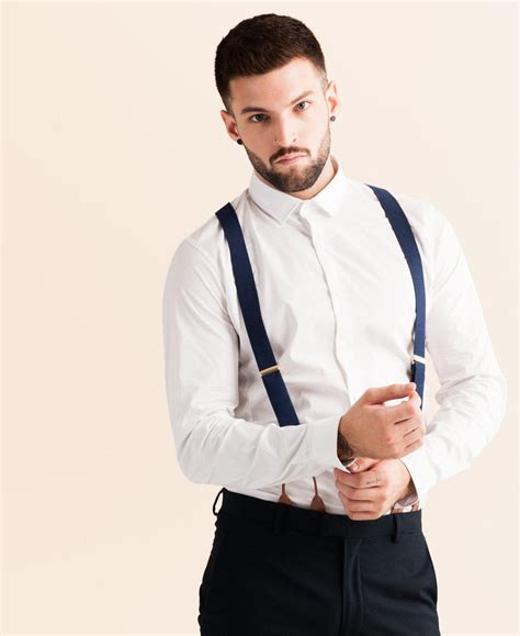 navy tides classic navy suspenders jj suspenders