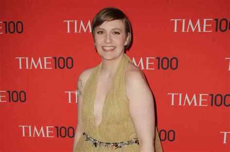 lena dunham shows off curves in lingerie photo